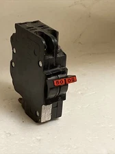 FPE -NC250-Slim  50 A 2P  Federal Pacific / American 50A,240V  RED FLAWED CHIP