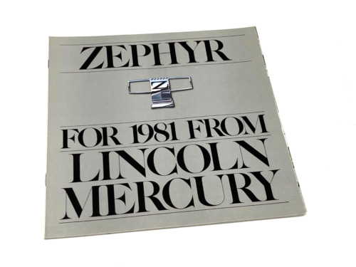 1981 Mercury Zephyr Brochure - Afbeelding 1 van 1