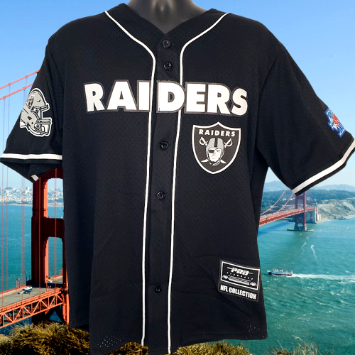 Las Vegas Raiders Pro Standard Baseball Jersey Size L | eBay