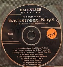 BS9617 BACKSTREET BOYS   BACKSTAGE KARAOKE CDG