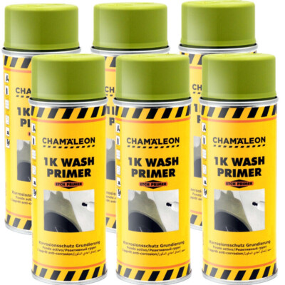 Washprimer Spray 6 x 400ml Korrosionschutz Säureprimer Etch 1K Grundierung Grün