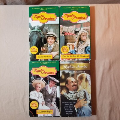 Road To Avonlea 4 VHS Video Lot Sarah Polley Kevin Sullivan Canadian Home TV Set