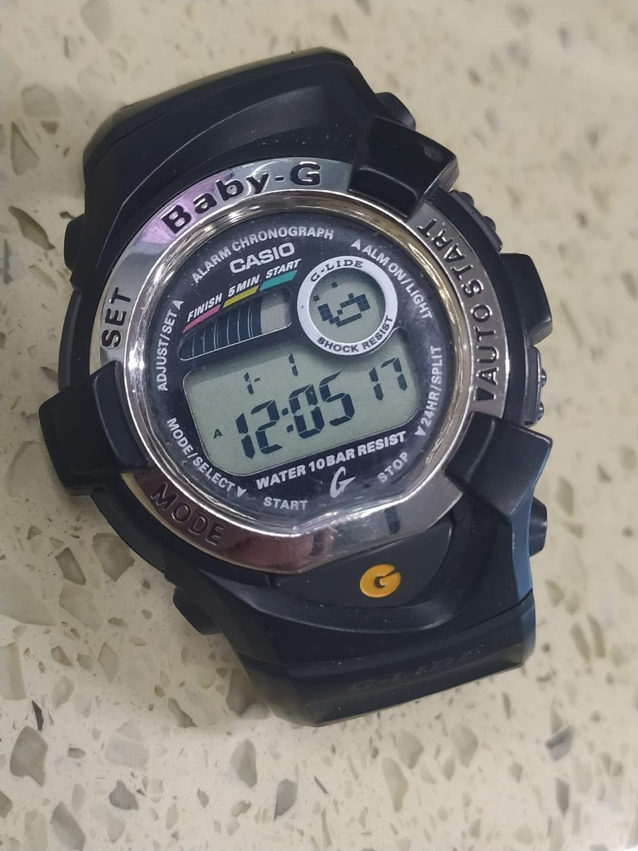 Casio BGX-170 G-LIDE Blue Yellow Baby-G shock mod 2109 japan