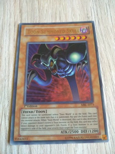 Yu-Gi-Oh! Toon Summoned Skull MRL-E073 1st Edition Mint Condition - Picture 2 of 3