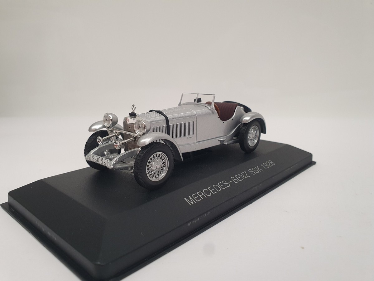 1/43 MERCEDES-BENZ SSK SPIDER 1928 WHITE BOX 147359 NO IXO