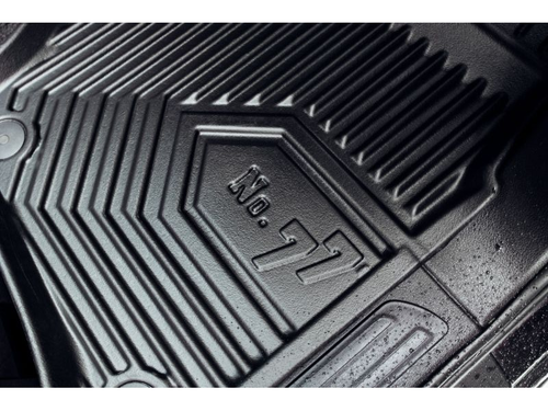 NEW LHD BLACK RUBBER FLOOR MATS ALL WEATHER CAR LINERS FOR BMW E90 E91 04-12 RWD - Picture 4 of 6