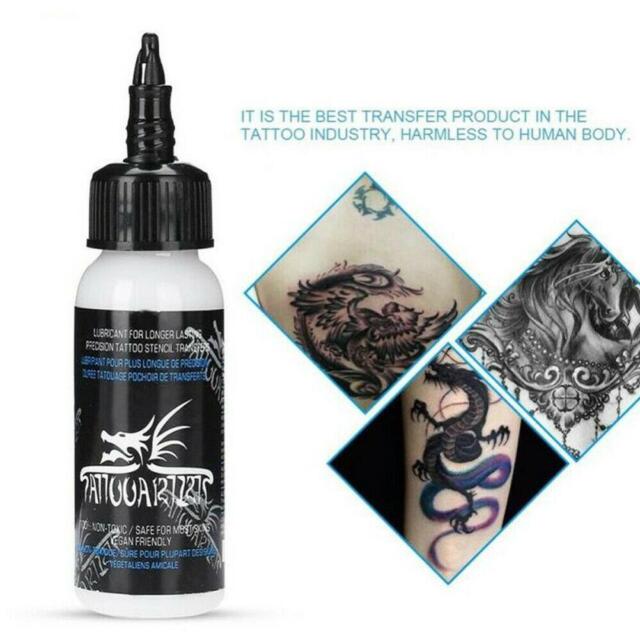 30ML Tattoo Transfer Solution Gel Soap Cool Stencil Cr U8B1 Stuff Primer G1G4