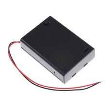 4.5V 3 AA Battery Holder Case Cell with ON/OFF Toggle Switch Box Pack Cover