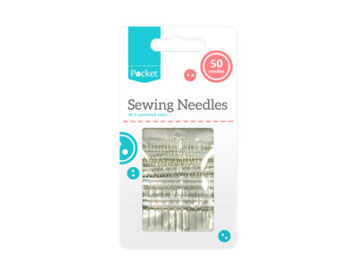 Nähnadeln 50 Stück - verschiedene Größen Hand Easy Thread Big Eye Sets Großpackung
