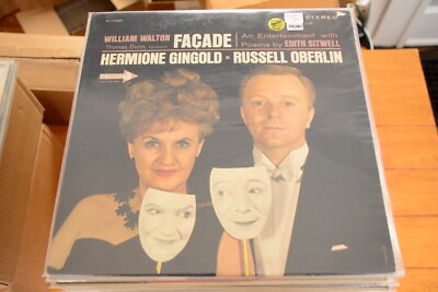 WILLIAM WALTON ''FACADE'' PROMO LP 12'' VINYL VG+ DECCA STEREO ALBUM