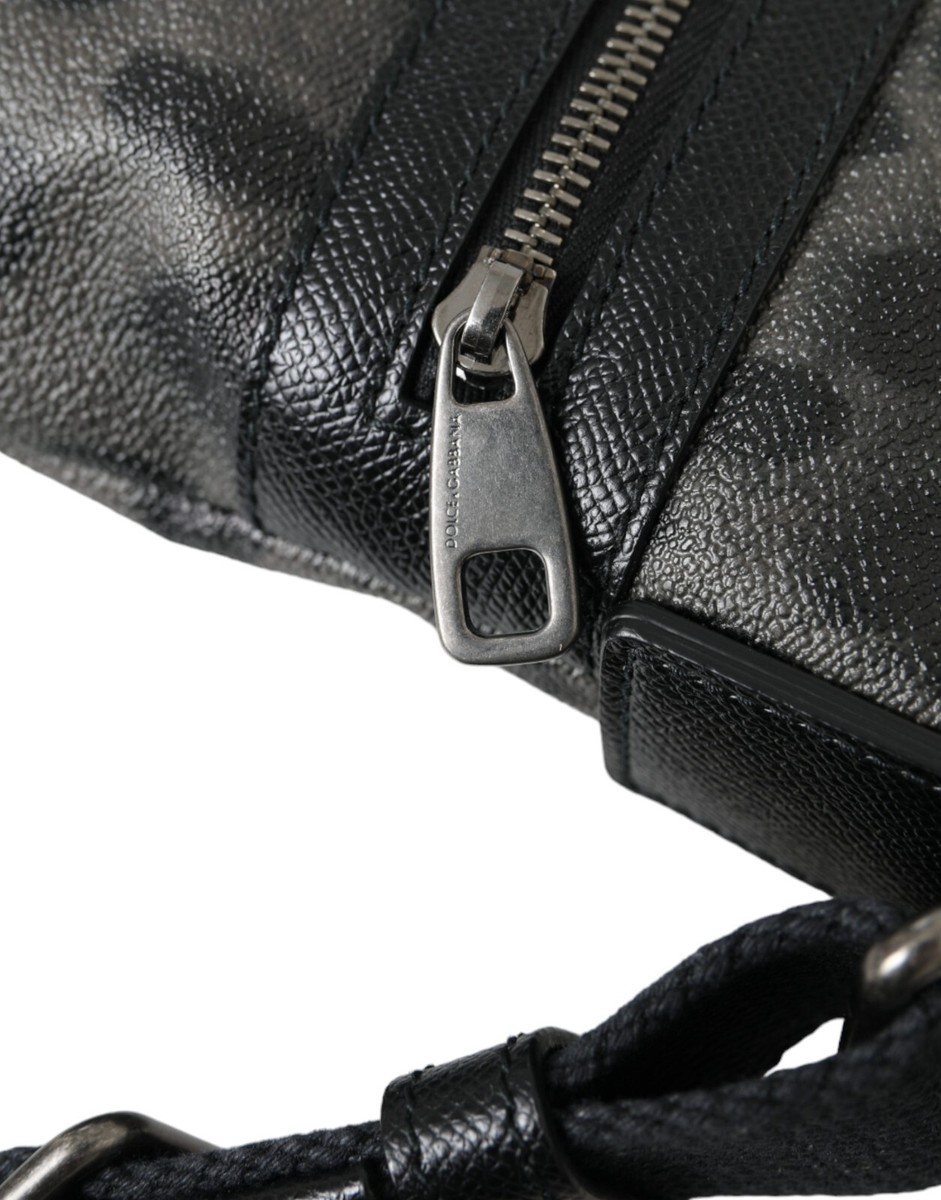 DOLCE & GABBANA Bag Bag Gray Leopard PVC Leather Messenger DOLCE & GABBANA Bag Bag Gray Leopard PVC Leather Messenger