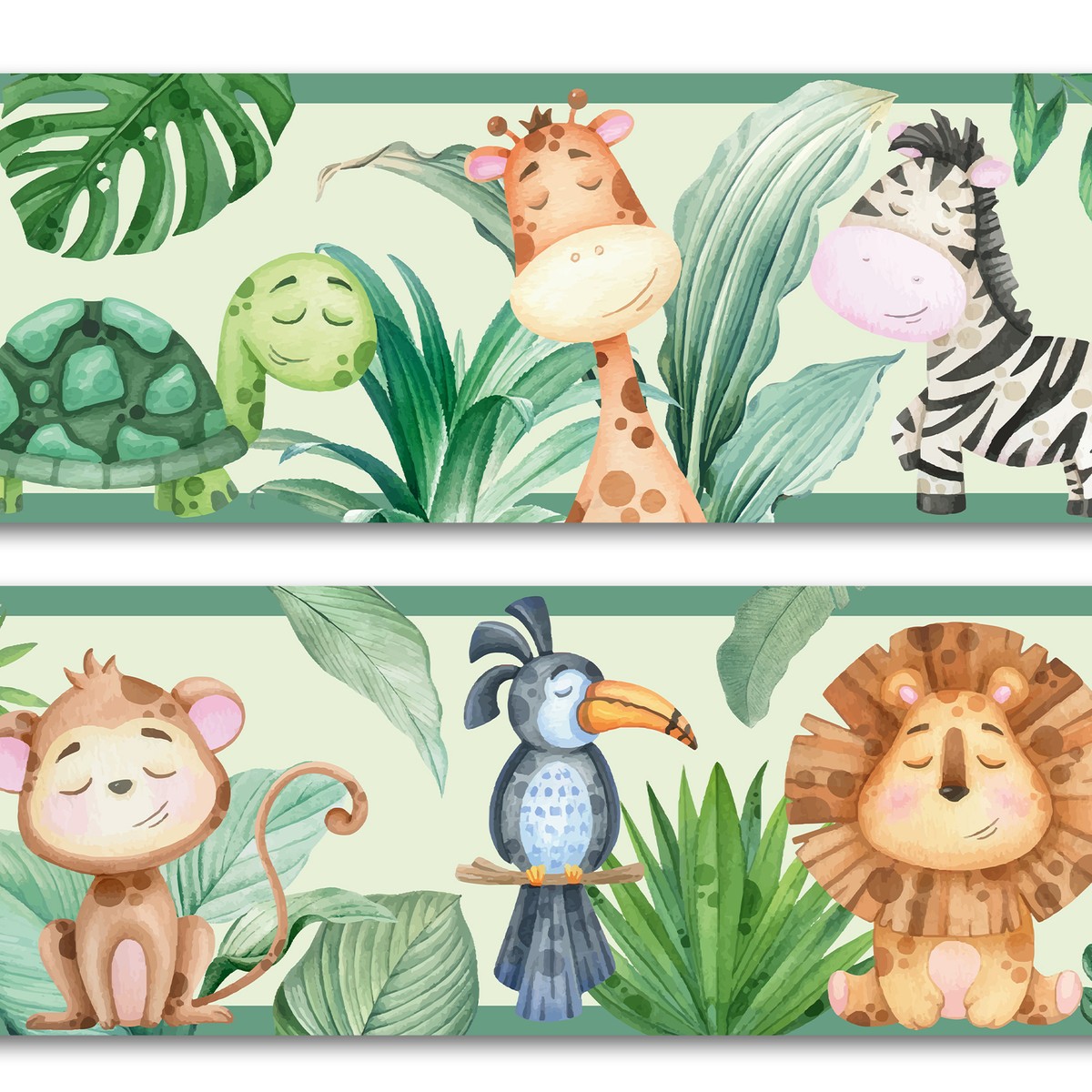 Zoo Animals Wallpaper Border 717 Zoo Animals Background High Res