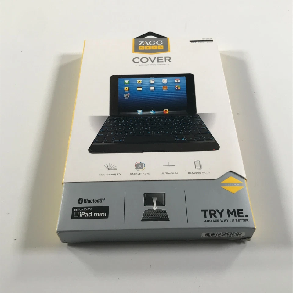 ZAGGkeys Quick Snap Magnetic Keyboard Cover for Apple iPad Mini 1 and 2 2 - Image 2 of 4