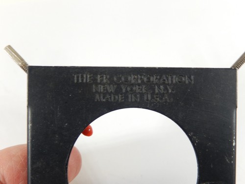 VINTAGE FR 2 1/2" X 2 1/2" METAL FILTER HOLDER - Picture 2 of 3
