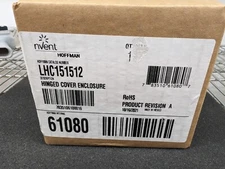 New, Hoffman, LHC151512, ENCLOSURE BOX, STEEL GRAY 5.906"L X 5.906"W