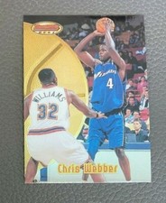 1997-98 Bowman’s Best #81 Chris Webber Wizards 