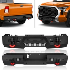 Pickup Front /Rear Bumper With D-Rings For 2022 2023 2024 Toyota Tundra 3rd Gen
