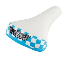 NEW Release SE Bikes Racing Checkerboard Saddle Blue & White Padded Seat
