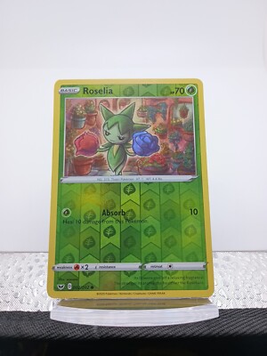 Roselia #002/202 Reverse Holo 2020 Pokemon Sword & Shield LP