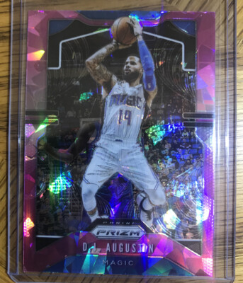 D.J. AUGUSTIN MAGIC  MINT PRIZMS PINK CRACKED ICE SP 2019-20 PANINI PRIZM 197