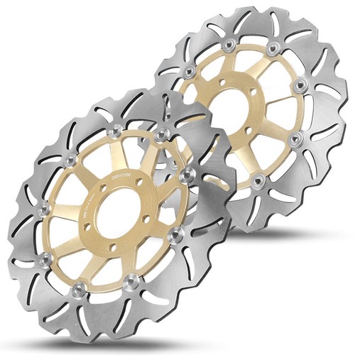 Front Brake Disc Rotors Fit Suzuki GSF BANDIT 250 400 1200 1999-03 GSX 1200 Gold - Picture 6 of 12