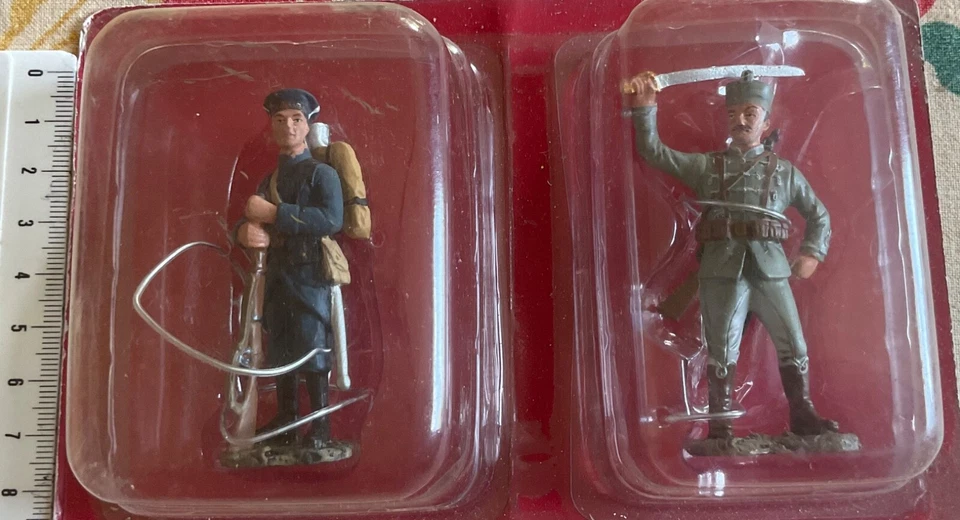 Lot de 11 soldats de plomb collection Hachette, année 2010- sous blister - Photo 4/4