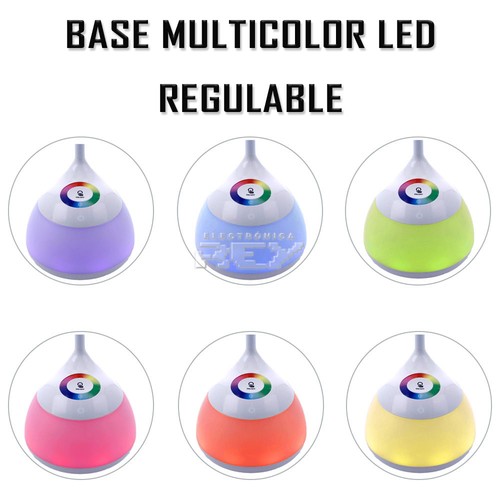 Flexo Lámpara LED Blanco Base Colores Variables Flexible Entrega 48/72h h98 - Imagen 7 de 7