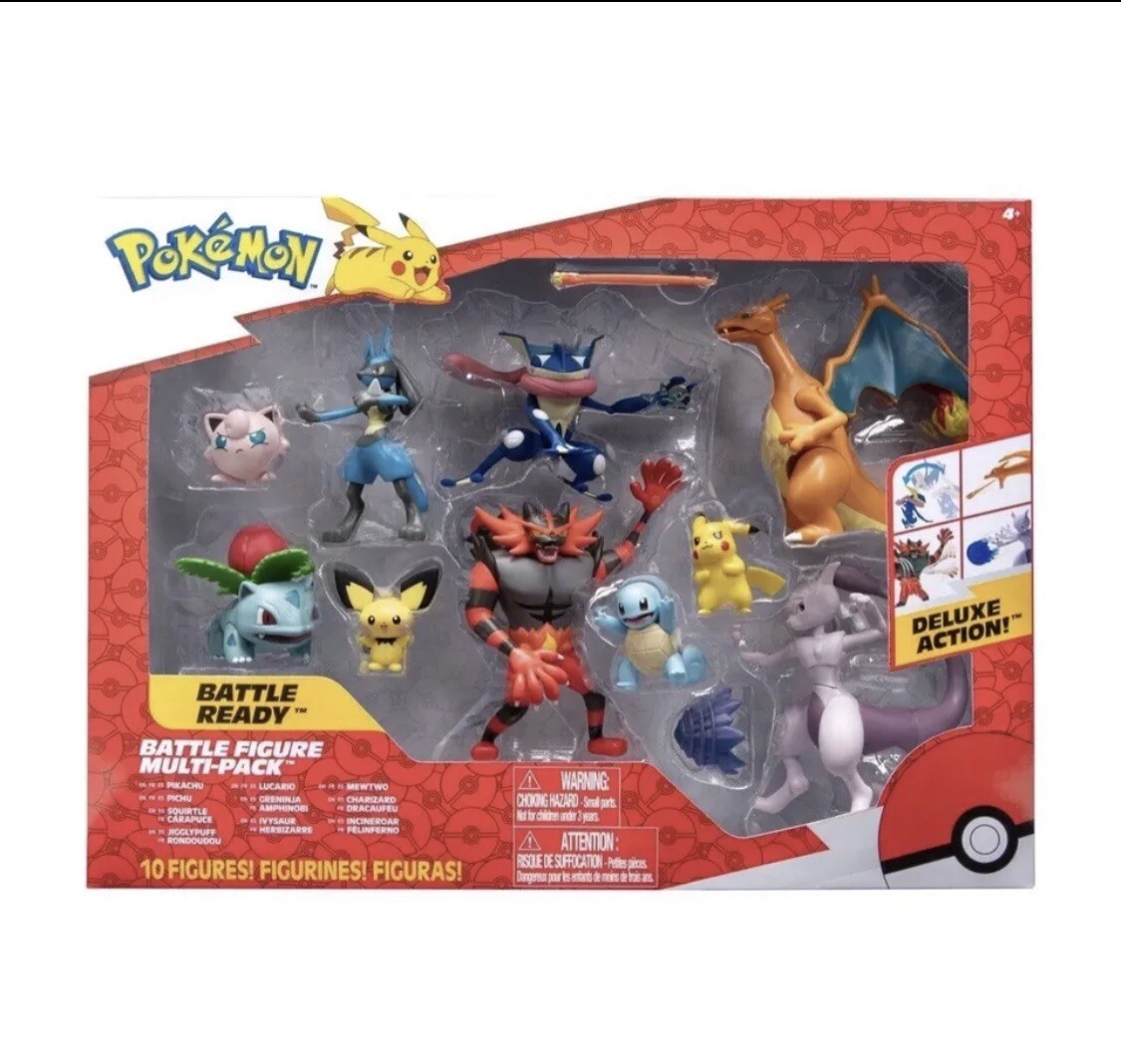 ポケモン　バトルフィギュア　BATTLE FIGURE MULTI-PACK™ Pokémon 10 Pack Battle Ready Battle Figure Multi-Pack