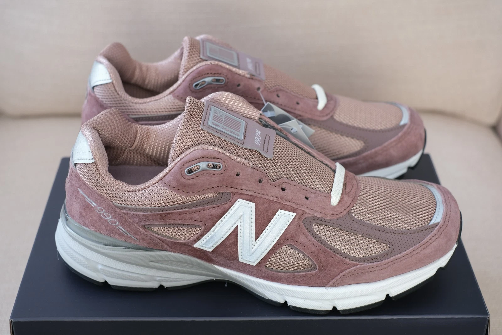 Kith x New Balance 990v4 Dusty Mauve Pink Made in USA (MiUSA) | Size 9 | U990KT4