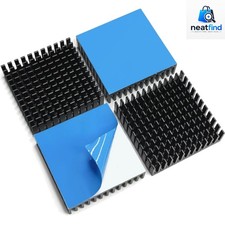 4PCS 40mm Aluminum Heatsink 40x40x11mm  Thermal Conductive Adhesive Tape, He...