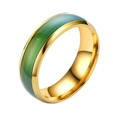 Mood Ring Temperature Changing Colour Emotions Jewellery Unisex Adult Gift 8#