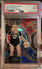 2024 Panini Select WNBA - Premier Level Kate Martin #144 Red & Blue Prizm /399 