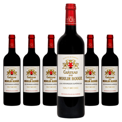 6 x Château du Moulin Rouge Cru Bourgeois Supérieur   2023