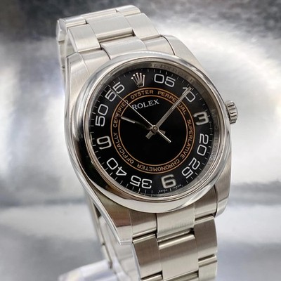Rolex Oyster Perpetual 116000 Harley Davidson Steel Black Dial
