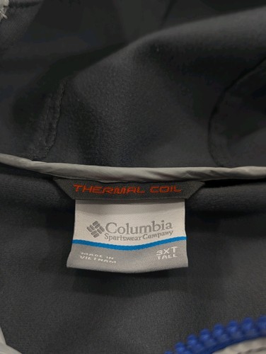 Columbia Giacca da Sci Uomo Termica con Cappuccio Bobina Grigio Chiaro Full Zip 3XLT Alta - Foto 5 di 8