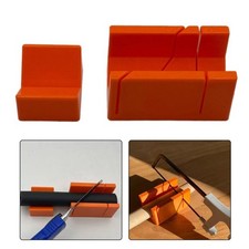 Woodworking Essential Miter Box with 90 Degree and 45 Degree Cutting Guides