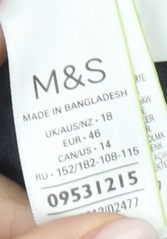 Marks and Spencer Damen blau Größe 18 Baumwolle Chino Shorts - Bild 5 von 12