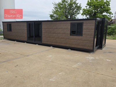 2 or 3 Bedroom 40 FT Foldable Expandable Container Home, Tiny home