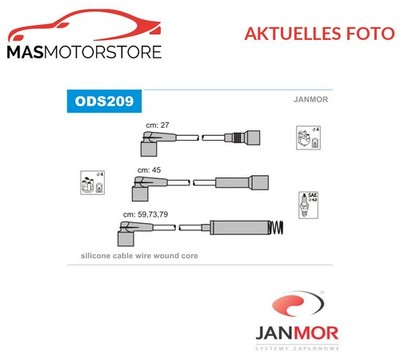 ZÜNDLEITUNGSSATZ ZÜNDKABEL JANMOR ODS209 P NEU OE QUALITÄT
