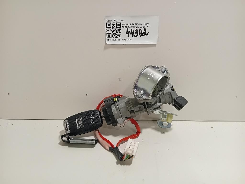 BLOCCHETTO ACCENSIONE PER KIA Sportage Serie 819103W000 CON CHIAVE D4FD (04>10)