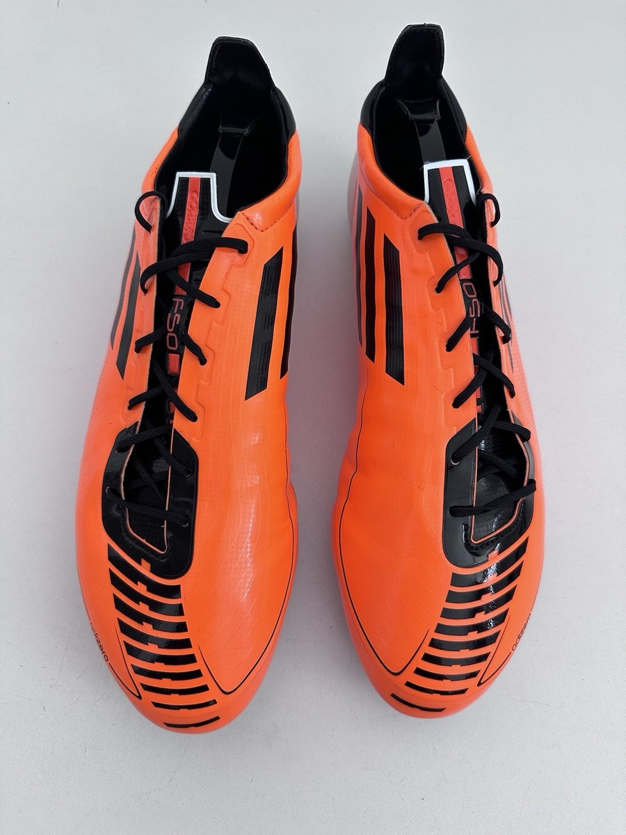 Adidas F50 Adizero FG Orange Football Soccer Cleats Boots US12 1/2