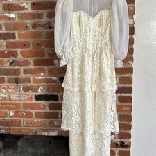 Vintage lace Gunne Sax by Jessica McClintock
