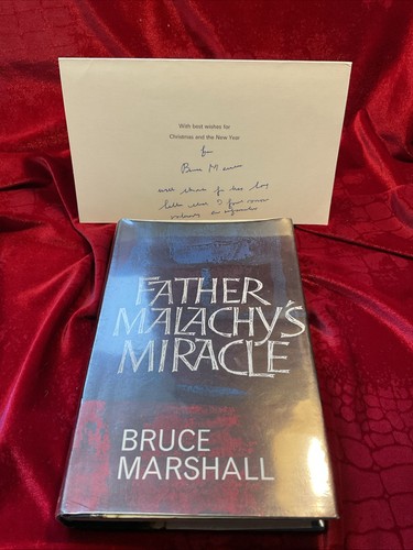 Father Malachys Wunder; von Bruce Marshall - & - signierte Karte, 1963 H/B D/J - Bild 1 von 6