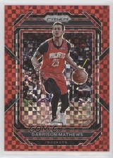 2022-23 Panini Prizm Red Power Prizm 29/75 Garrison Mathews #188 0kr0