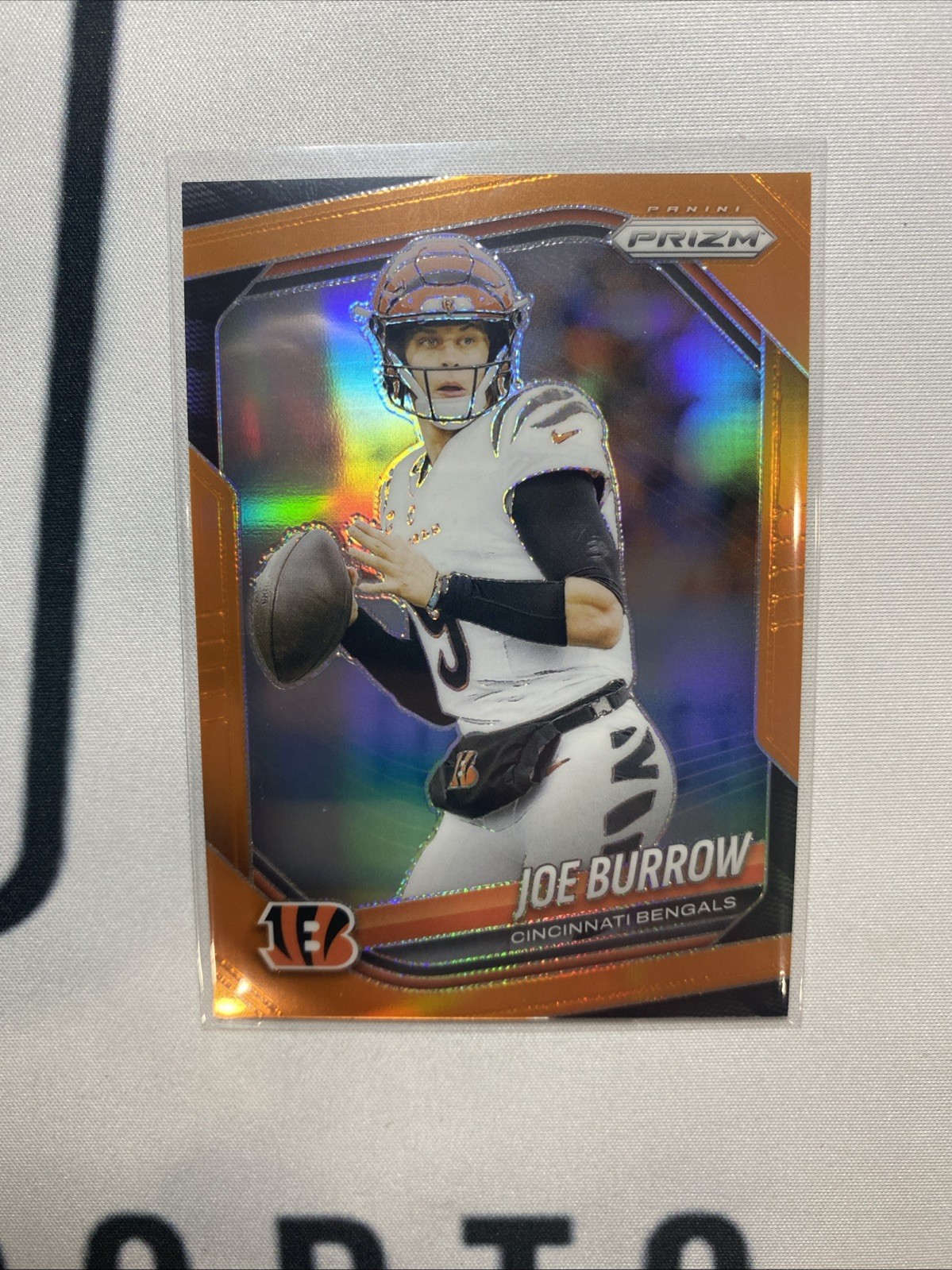 2025 Panini Prizm - Joe Burrow #62 Orange Prizm /249