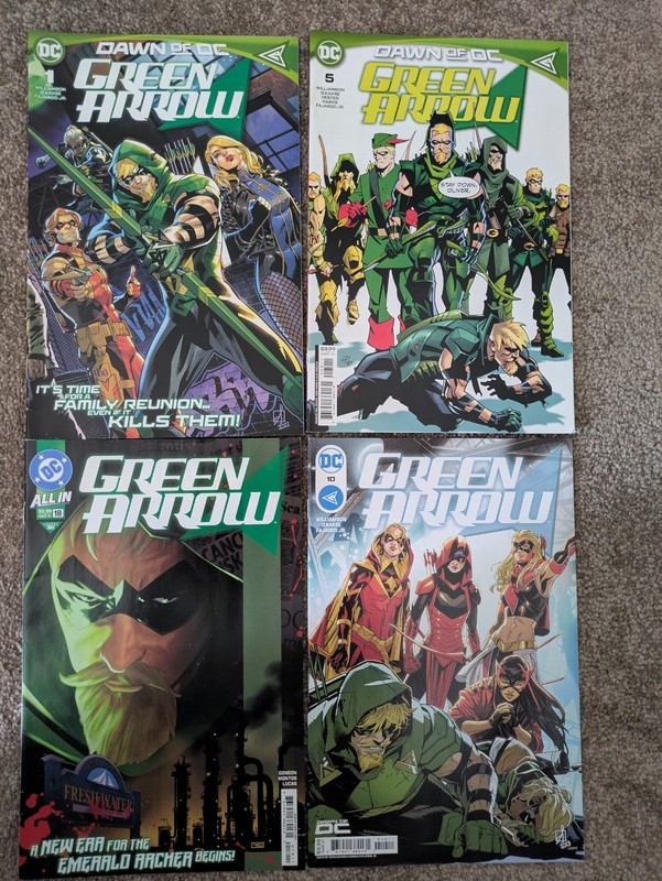 Green arrow (2023) Mixed Lot 1,5,10,27