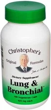 Dr. Christopher's Unisex Lung & Bronchial Formula Vegetarian Capsules 100 count