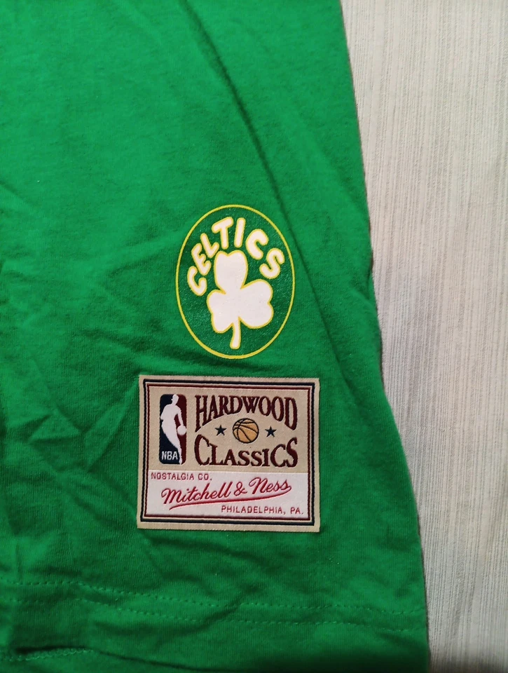 Camiseta Mitchell Ness Larry Bird Año Nuevo Chino Hombre Grande Verde 33 Muy Rara Foto 4 de 4