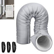 Portable Ac Hose Insulation Sleeve Air 1 Pack Light Gray