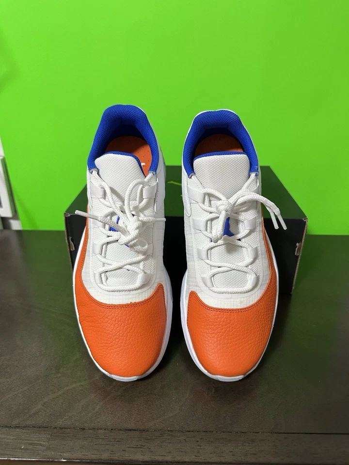Nike Air Jordan 11 CMFT Zapatillas bajas "Knicks" Blanco Naranja Azul CW0784-108 para hombre Foto 2 de 4
